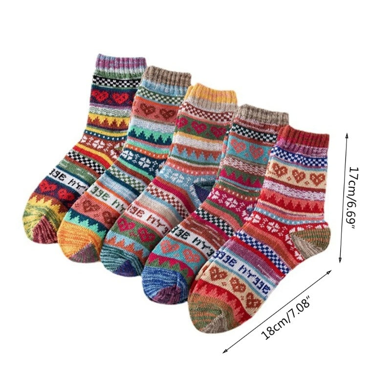 Meias térmicas de inverno — Pack de 5