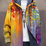 Rosalia – Cardigan Artístico com Capuz