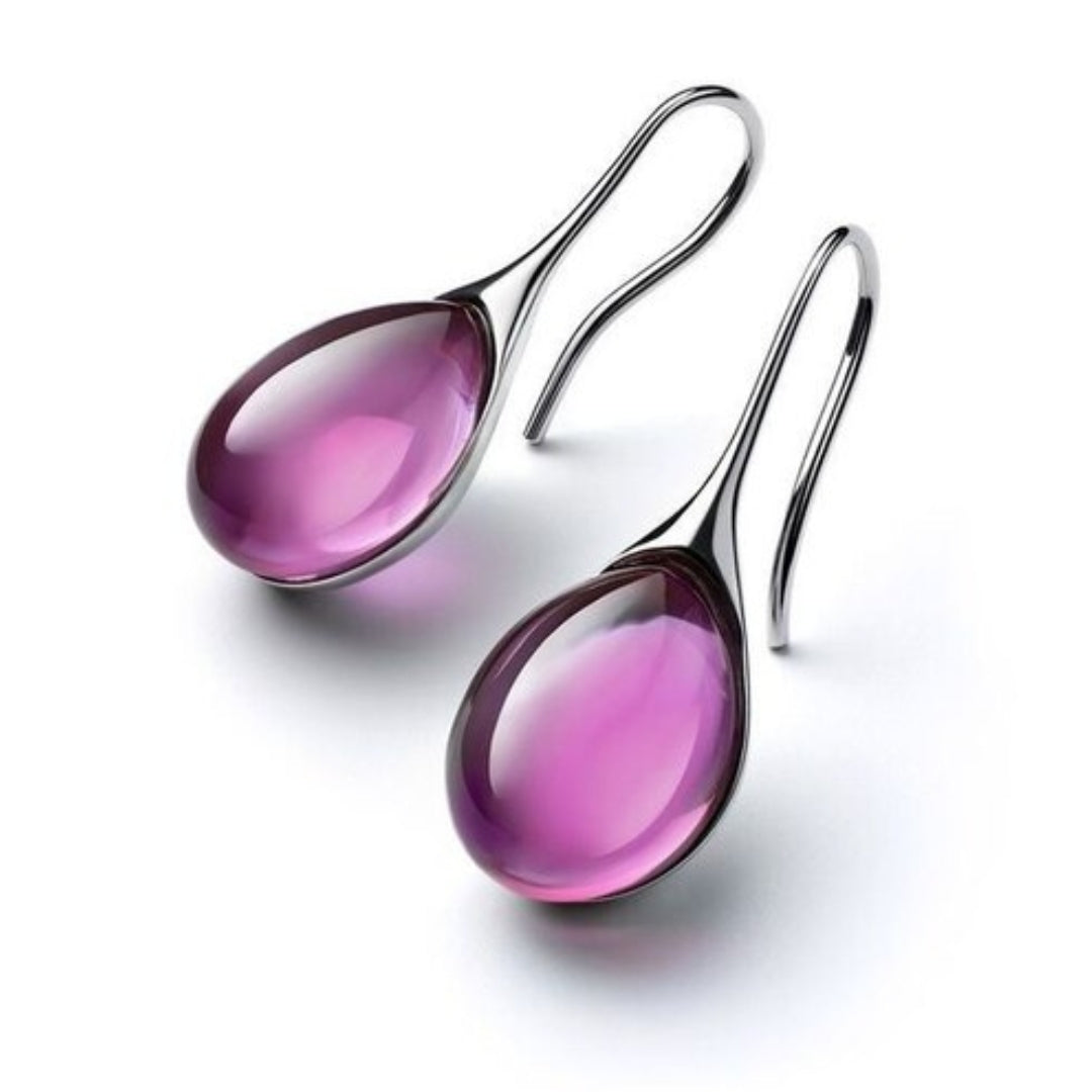 Brincos Pendentes Elegantes com Cristais