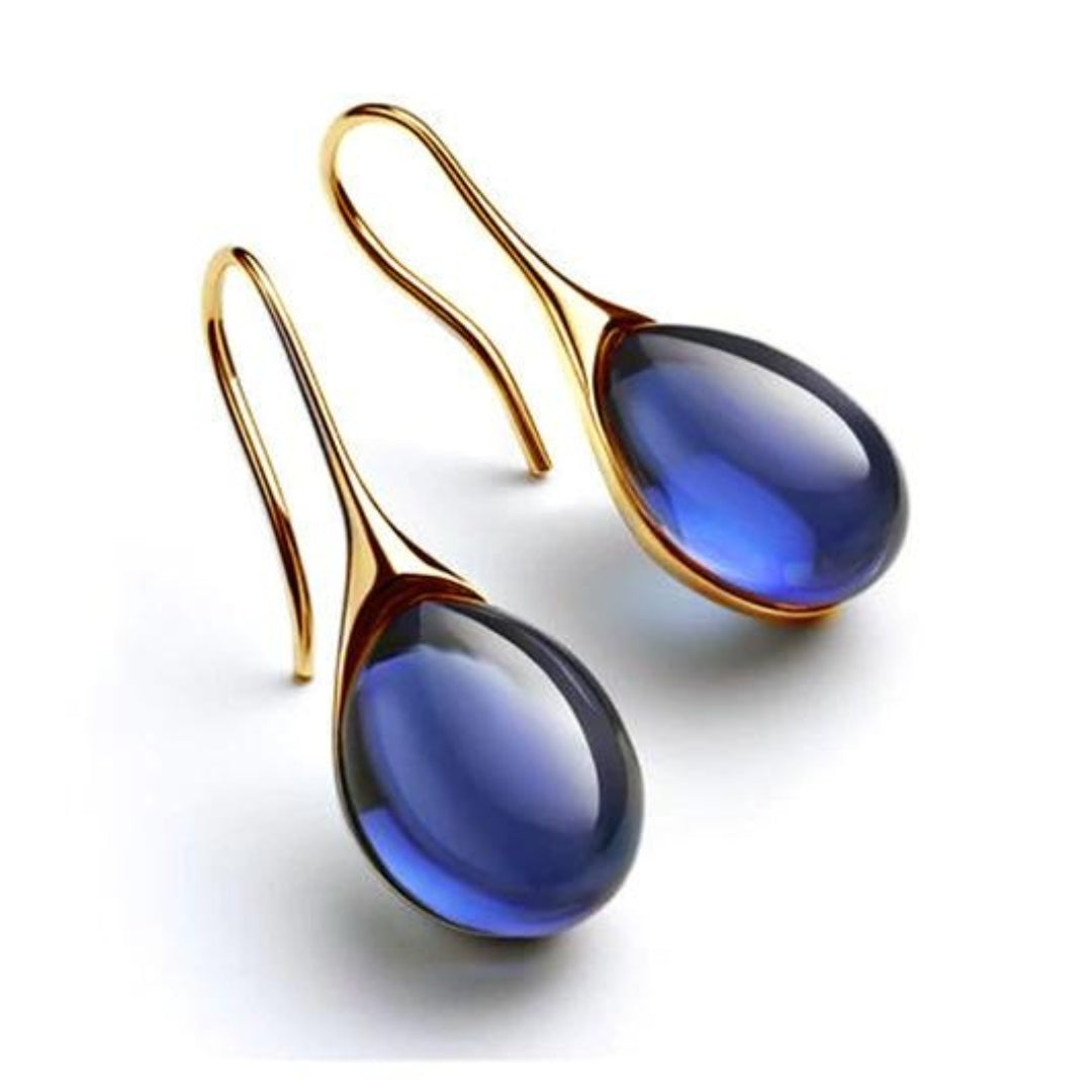 Brincos Pendentes Elegantes com Cristais