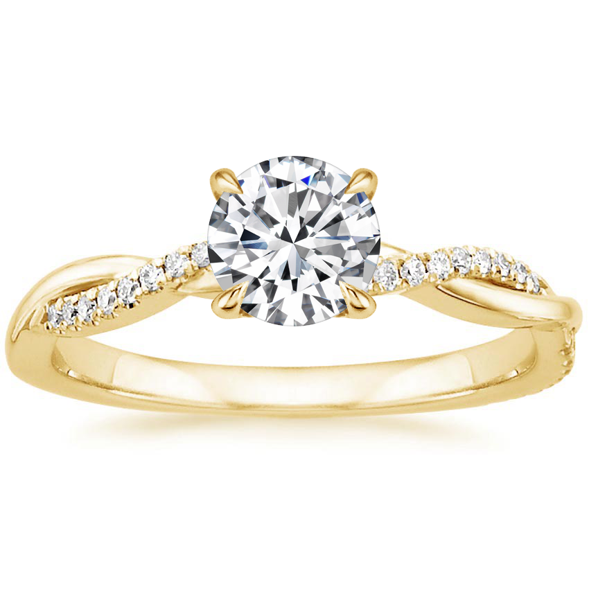 Anel Dourado Elegante «Janes»