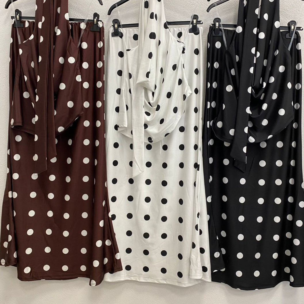 Aurielle | Vestido a bolinhas