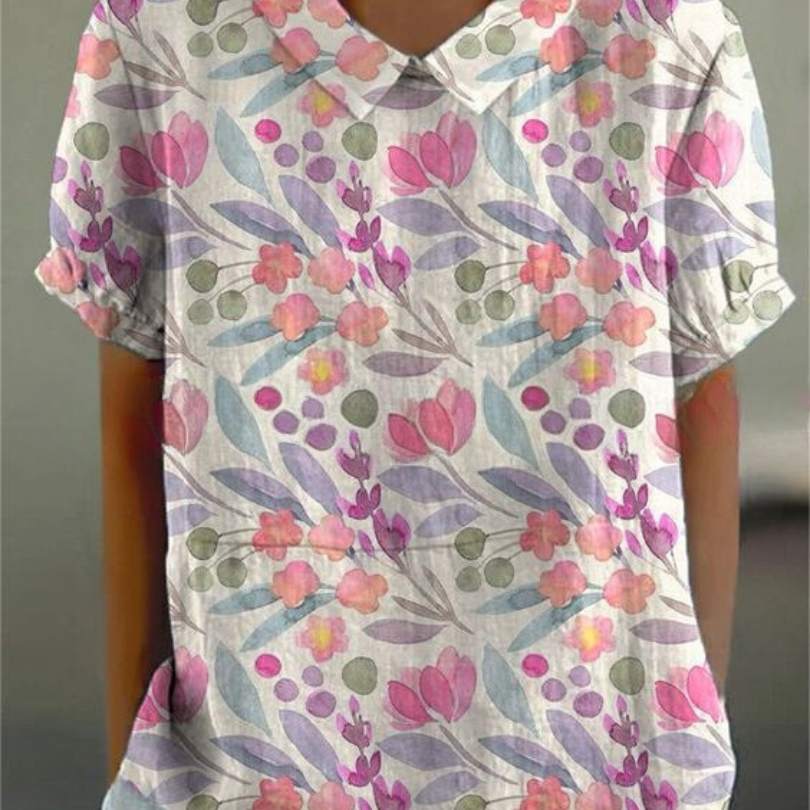 Ragnhild™ — Camisa Floral