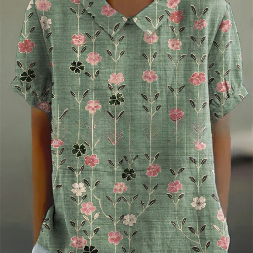 Ragnhild™ — Camisa Floral