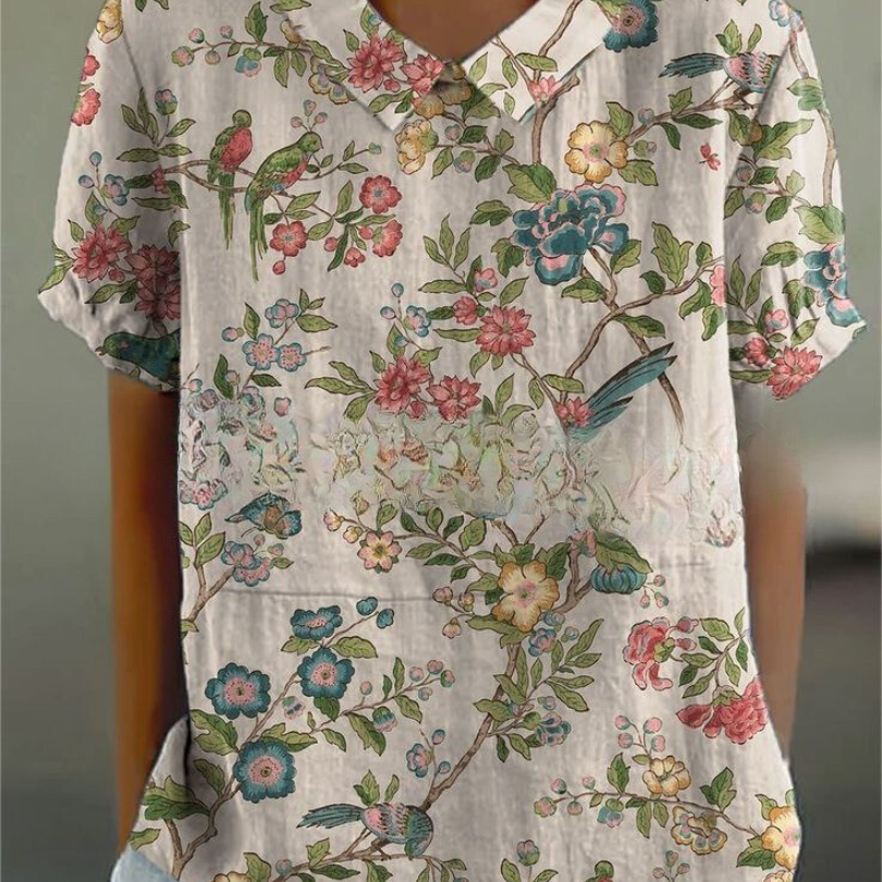 Ragnhild™ — Camisa Floral
