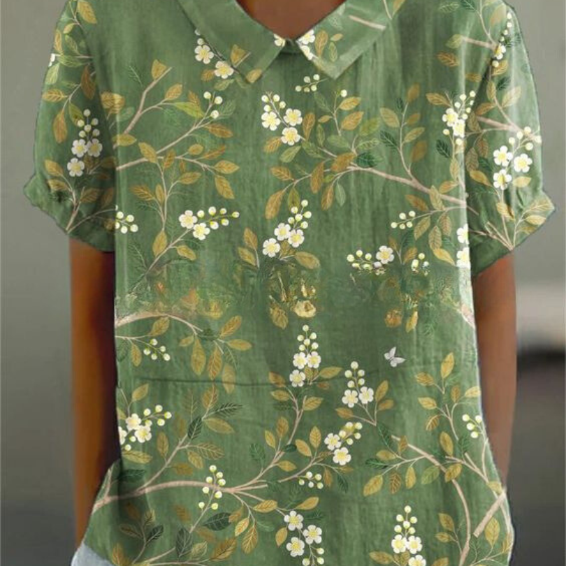 Ragnhild™ — Camisa Floral
