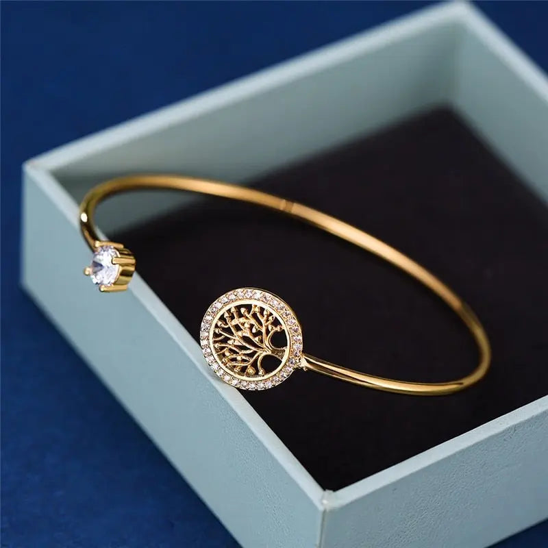 Pulseira Ajustável Intemporal Árvore da Vida