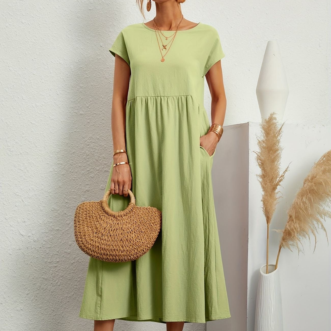 Elena | Vestido arejado de primavera