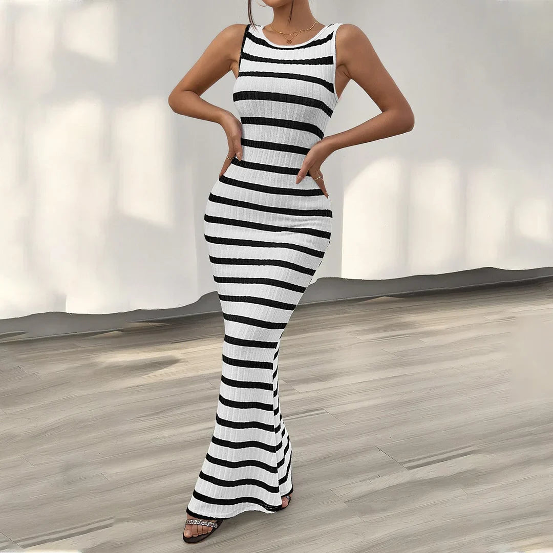 Séraphine | Vestido Bodycon Listrado
