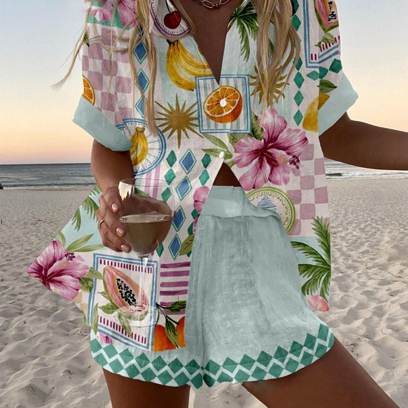 Norellia | Conjunto curto e leve de verão