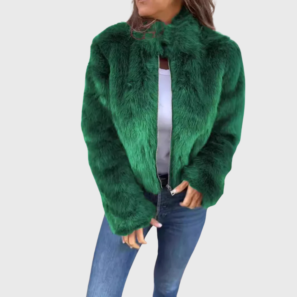Sofia - Casaco térmica feminina Teddy Fleece