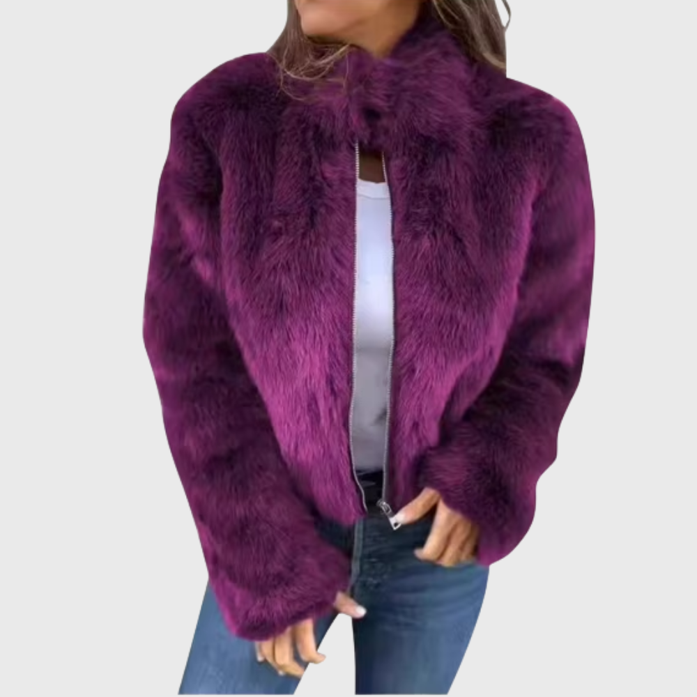 Sofia - Casaco térmica feminina Teddy Fleece