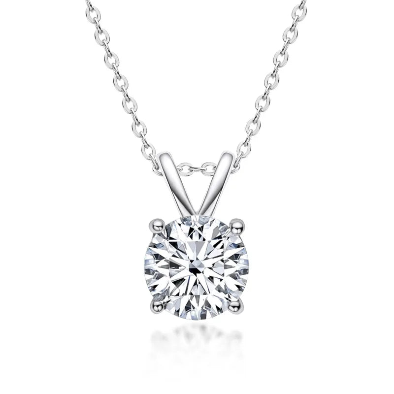 Colar Exclusivo em Prata de Lei com Moissanite