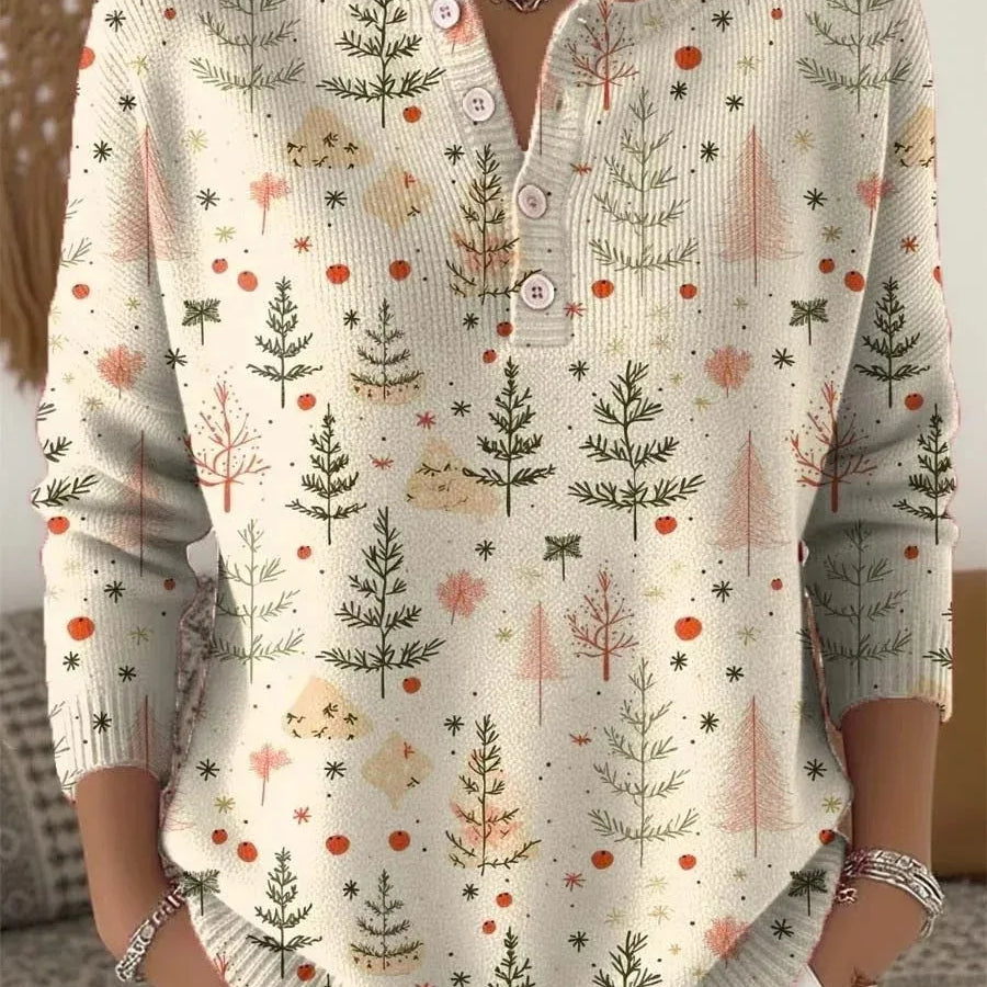 Manon | Camisola de Natal com padrão festivo