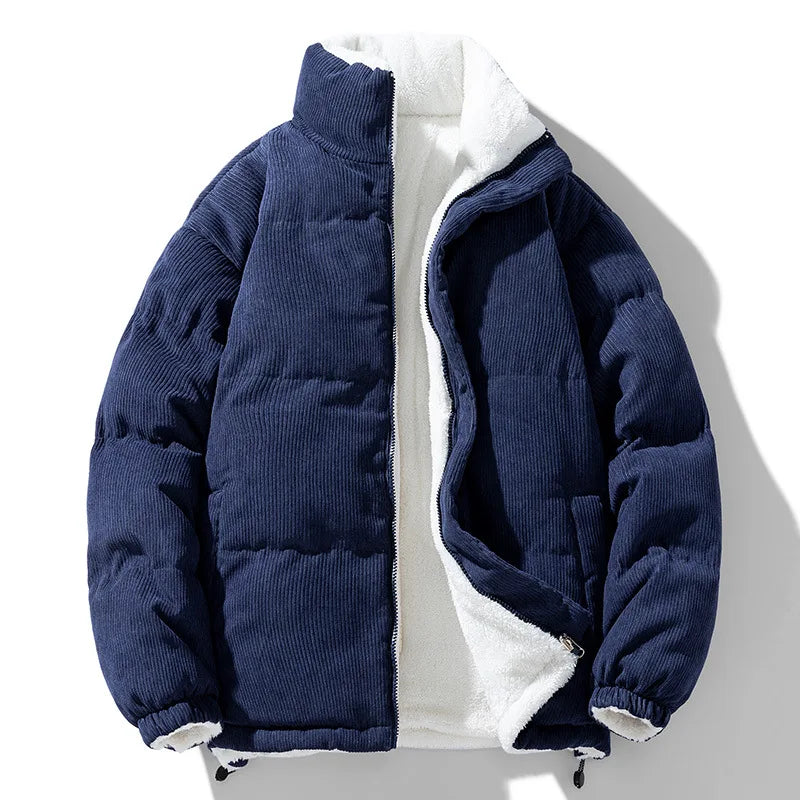 ROSSI | Casaco masculina de veludo cotelê
