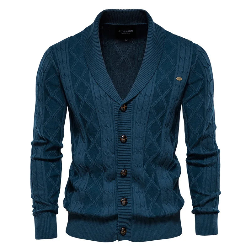 Wexford | Cardigan de malha com gola xaile