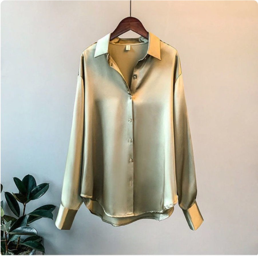 Camisa de cetim