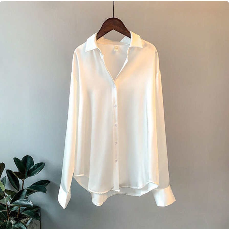 Camisa de cetim