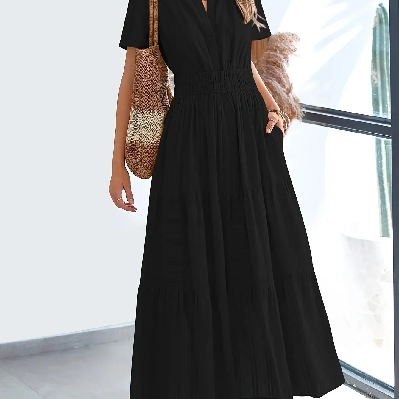 NATALIE™ - VESTIDO ELEGANTE E LISONJANTE