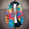Valentina – Cardigan Artístico com Capuz