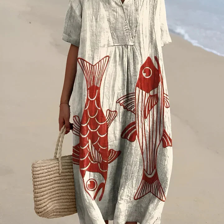 Alida™ | Vestido de verão estampado