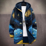 Aurora – Cardigan Artístico com Capuz