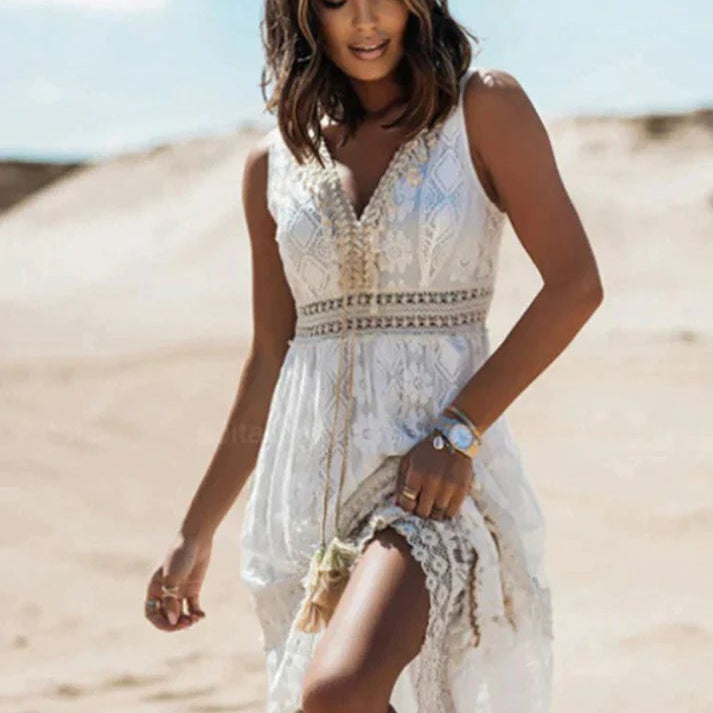 Nina | Vestido boêmio luxuoso