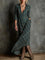 Elettra – Vestido Camiseiro Comprido em Xadrez