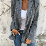 Alicja — Blazer elegante a quadrados