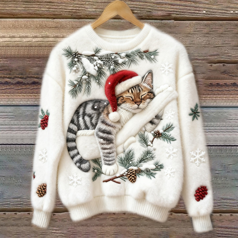 Lulu | Camisola de Natal com gatos