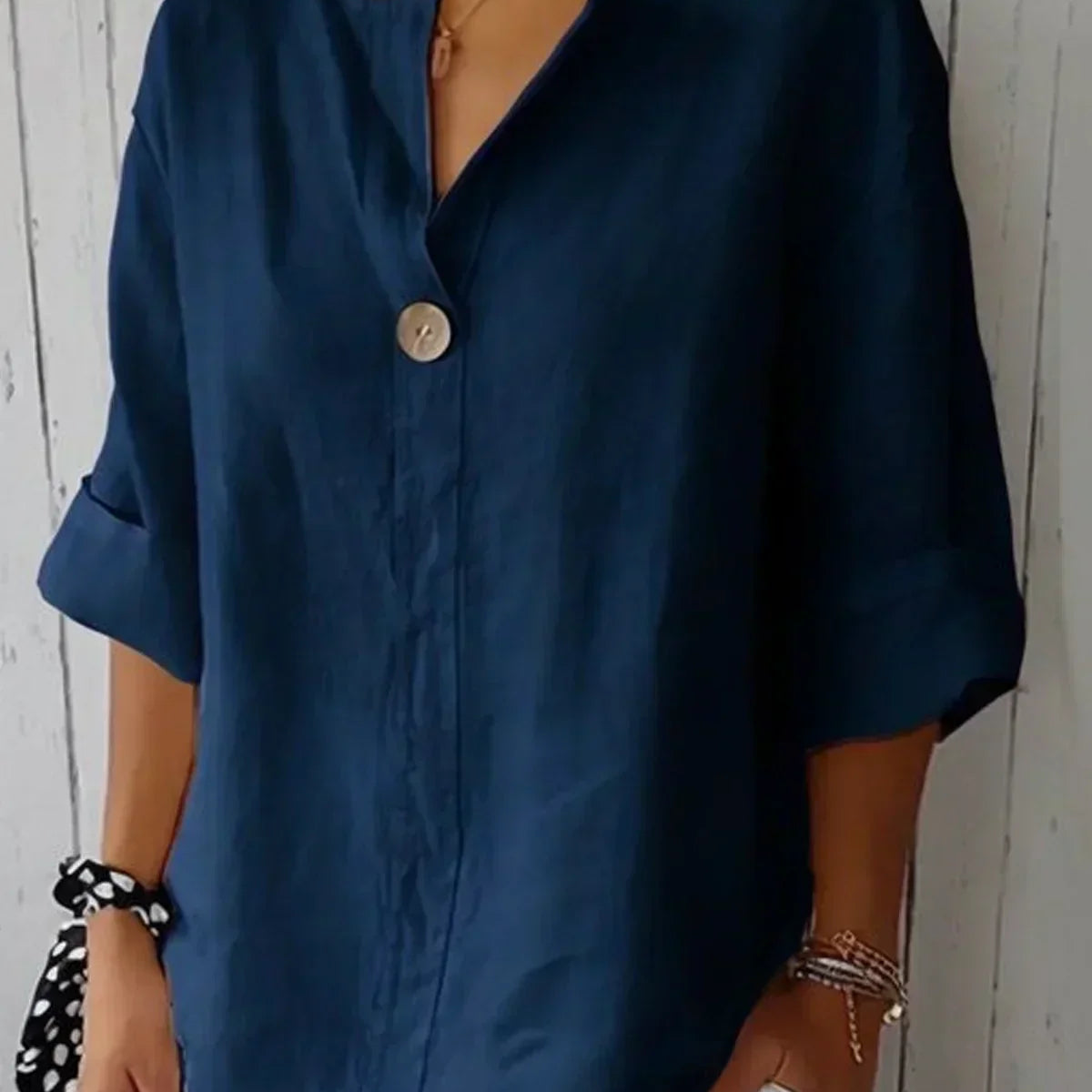Aria — Blusa Casual Decote V