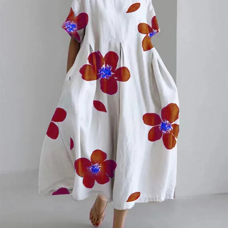 Vestido de verão floral Novi