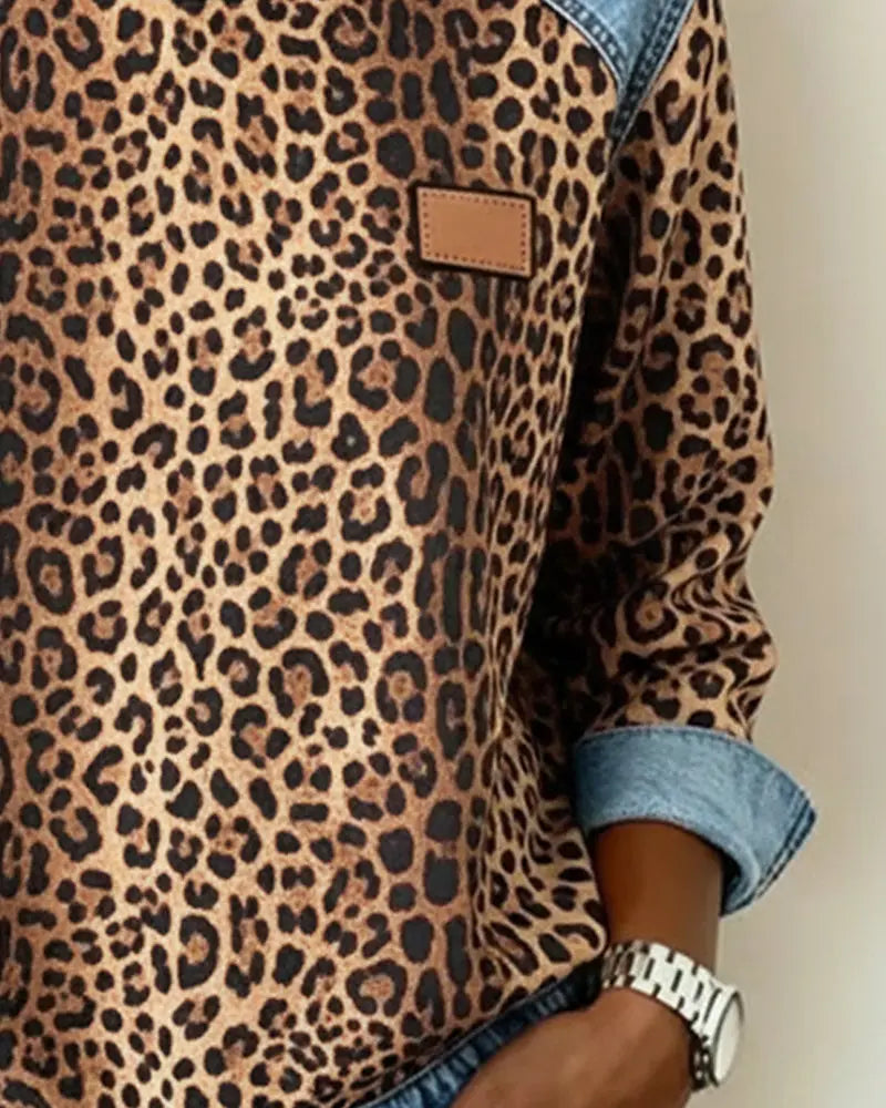Leo — Camisola com Estampado Leopardo