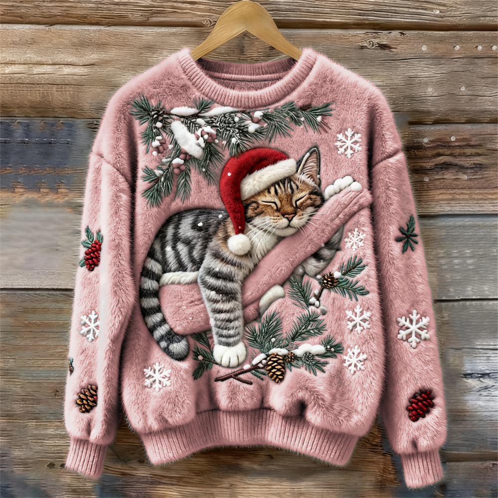 Lulu | Camisola de Natal com gatos