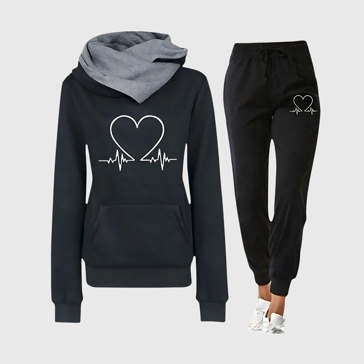 Conjunto confortável de fato de treino