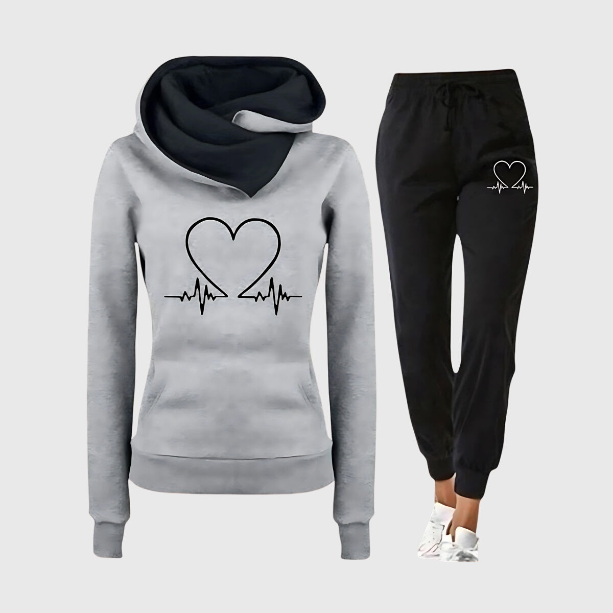 Conjunto confortável de fato de treino