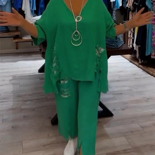 Bianca | Conjunto fluido de verão de duas peças