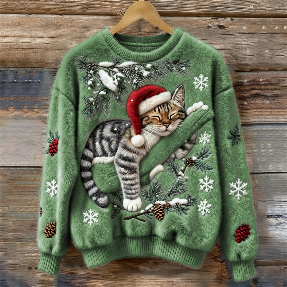 Lulu | Camisola de Natal com gatos