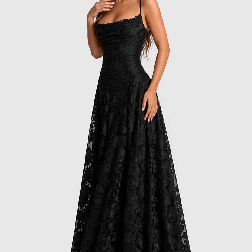 Rhoda – Elegância fluida no estilo maxi intemporal para Mulher