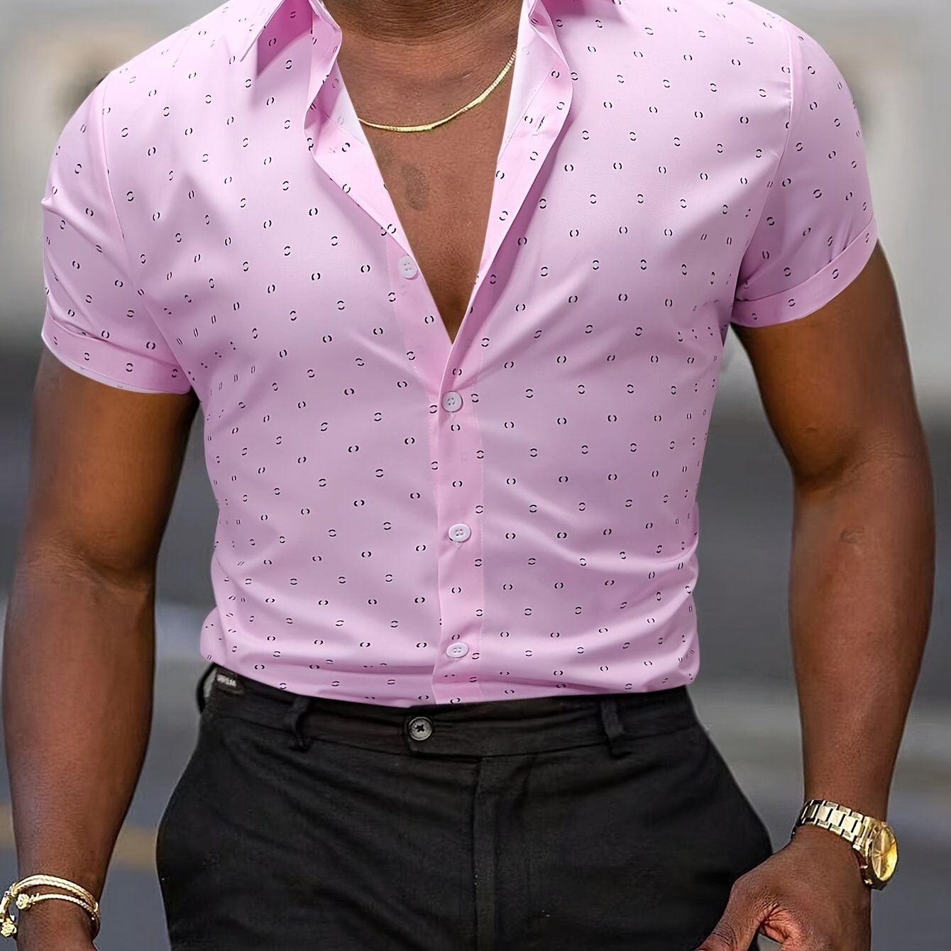 GIULIO — Camisa de Verão com Estampado