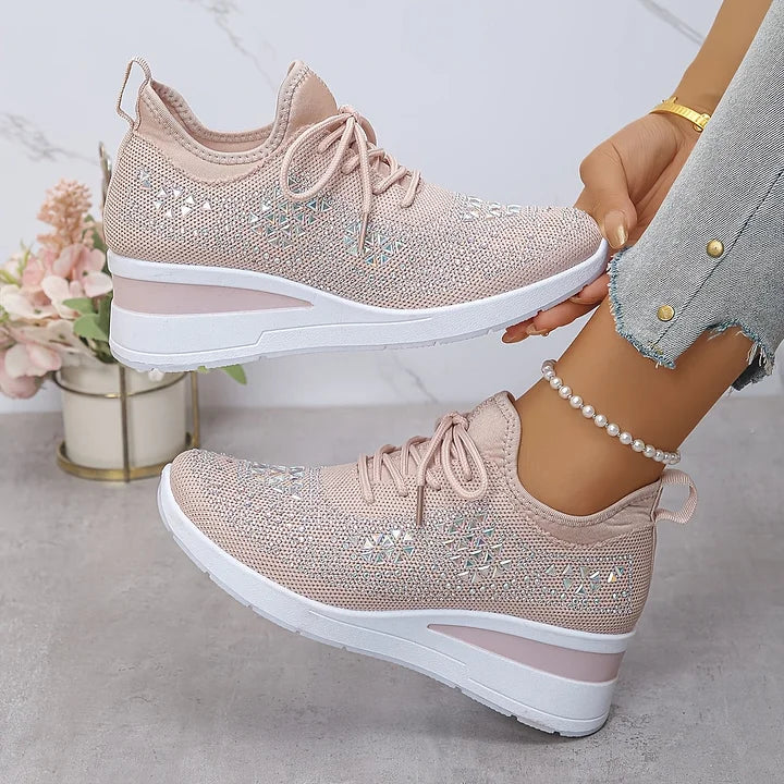 Giselle – Sapatilhas com strass brilhante