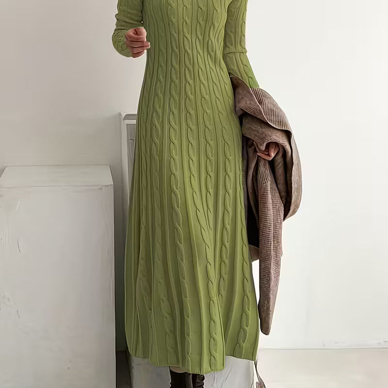 Jemima - Elegante Vestido Longo de Malha
