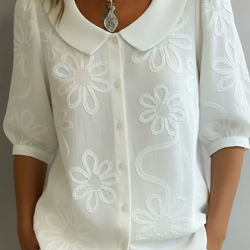 Aurélie | Blusa floral leve e elegante