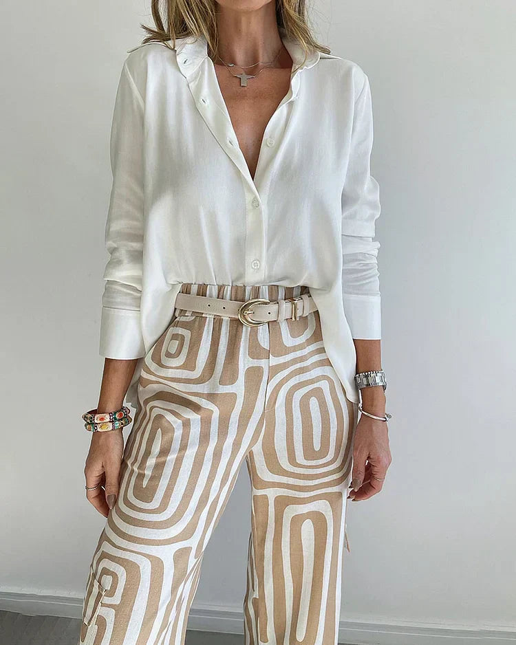 Olivia — Conjunto Elegante de Duas Peças