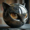 NyxCharm — Escultura Decorativa de Gato Preto