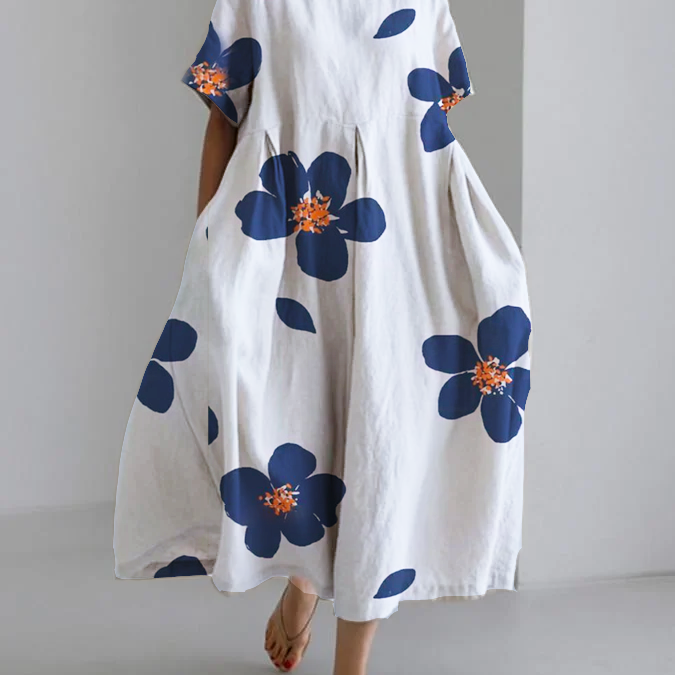 Vestido de verão floral Novi