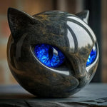 NyxCharm — Escultura Decorativa de Gato Preto