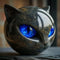 NyxCharm — Escultura Decorativa de Gato Preto