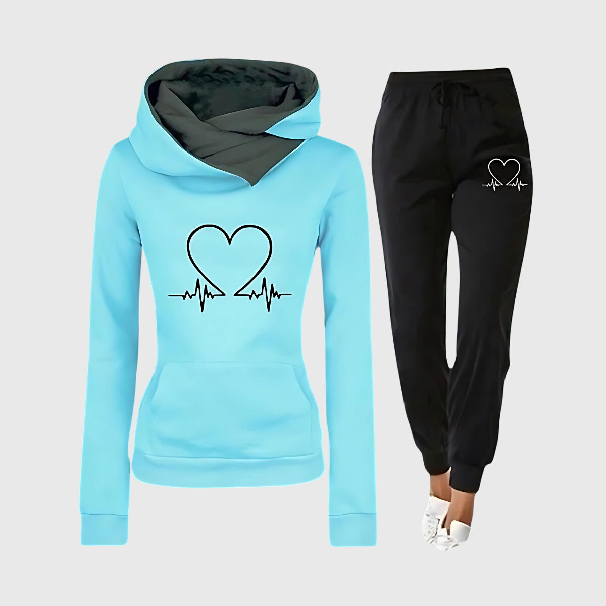 Conjunto confortável de fato de treino
