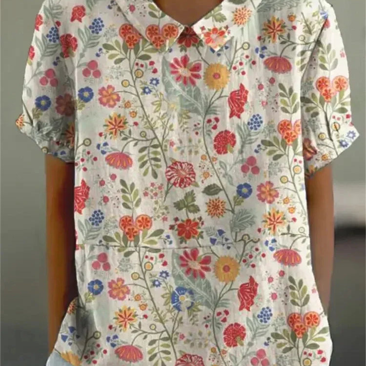 Ragnhild™ — Camisa Floral